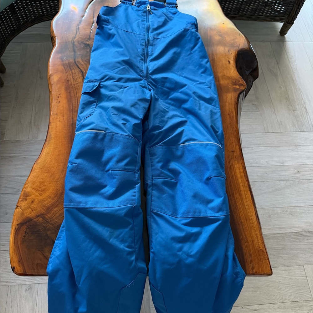 Columbia Blue Insulated Ski Bib